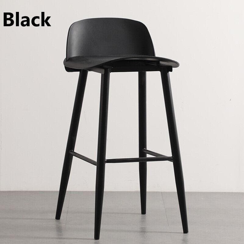 カウンター チェア グレイ 座高60cm 北欧 シンプル デザイン エレガント