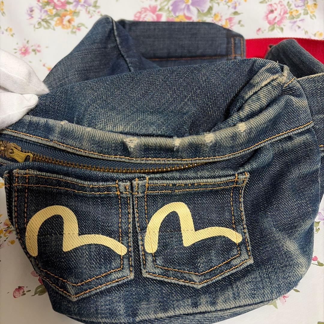 C*9様 EVISU ボディバック　希少エビスヤ赤タブ　かもめ　5ポケット　エヴ