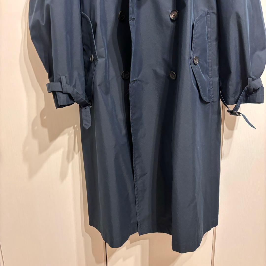 オーラリー　トレンチコート　ネイビー