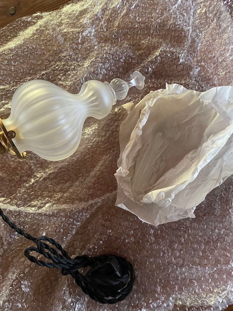 訳あり！ 比嘉奈津子 ガラス 電気 ライト