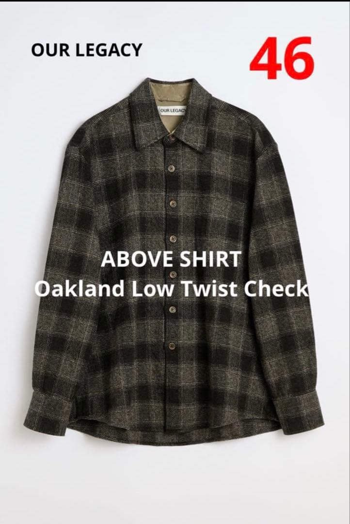 トップス OUR LEGACY ABOVE SHIRT Oakland Low Twist