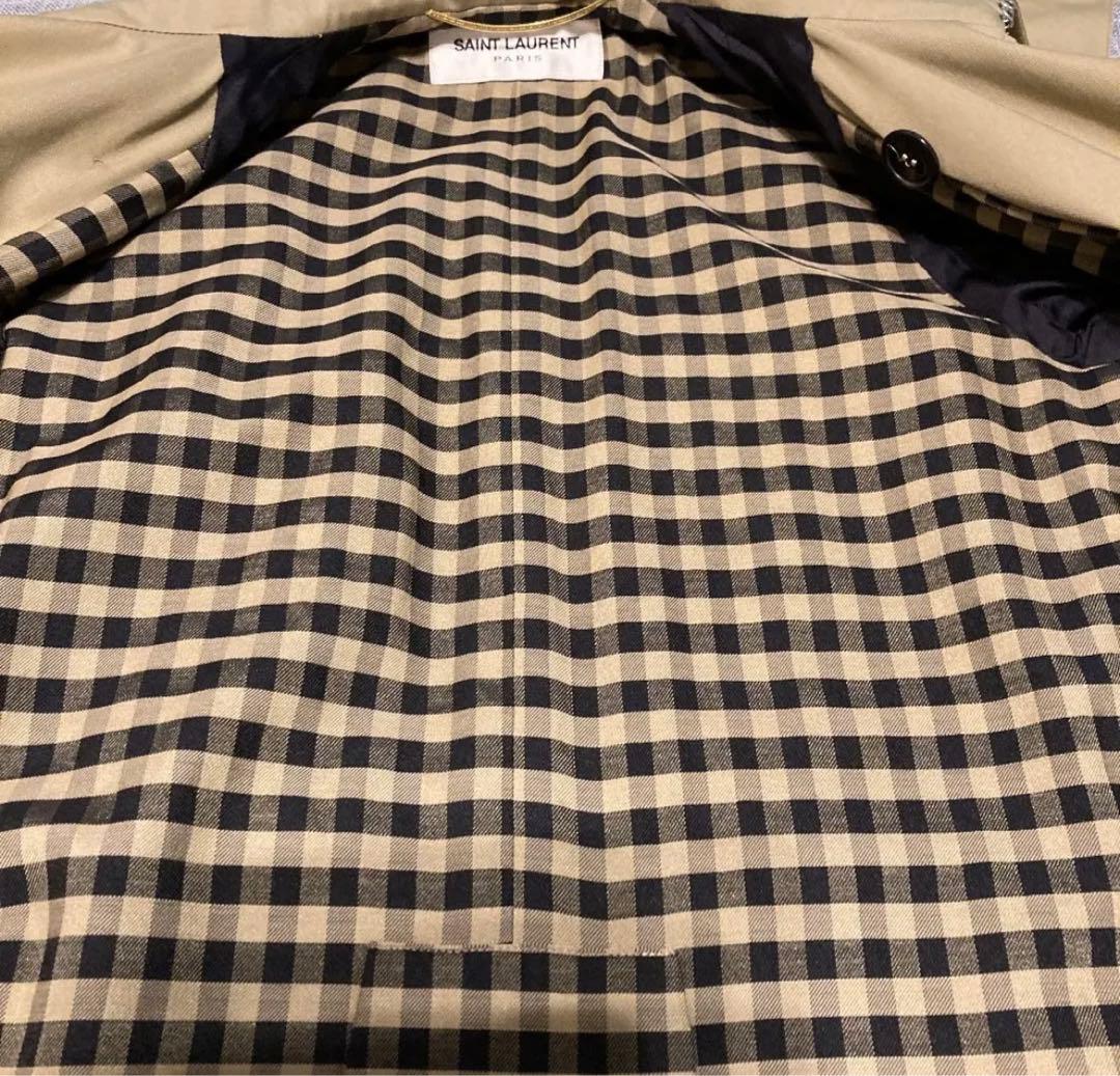 美品サンローラン　トレンチコート34