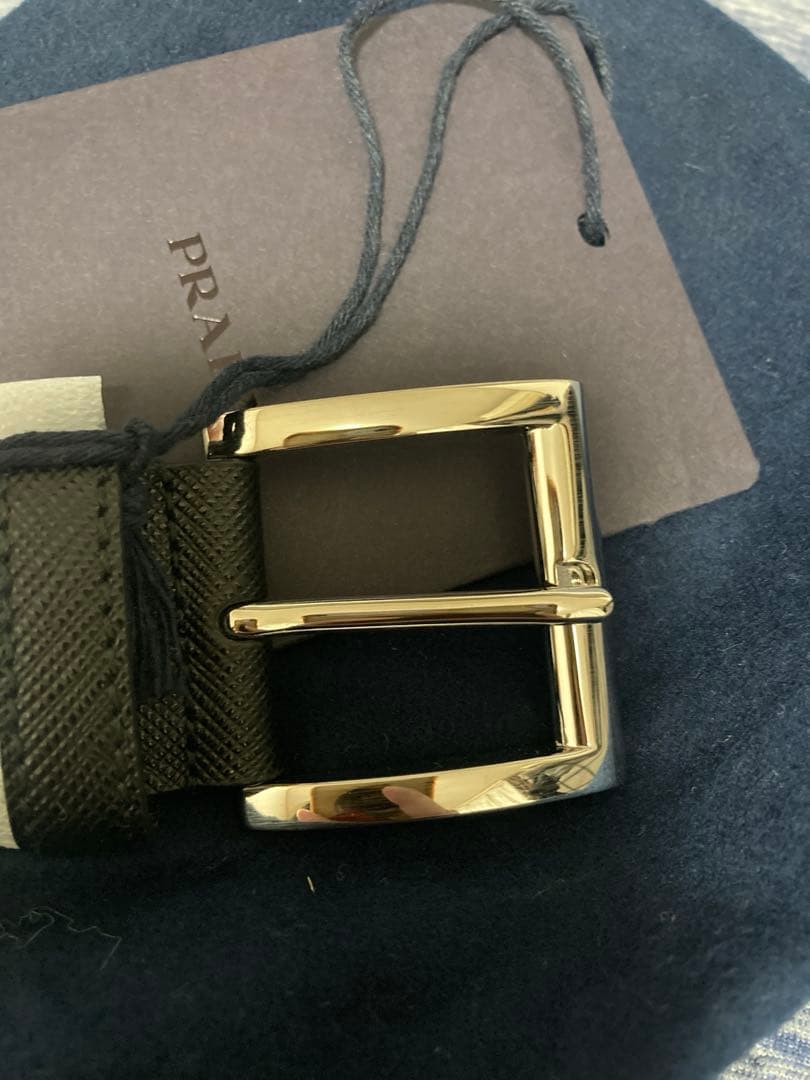 【正規品】PRADA サフィアーノレザー ベルト サイズ90