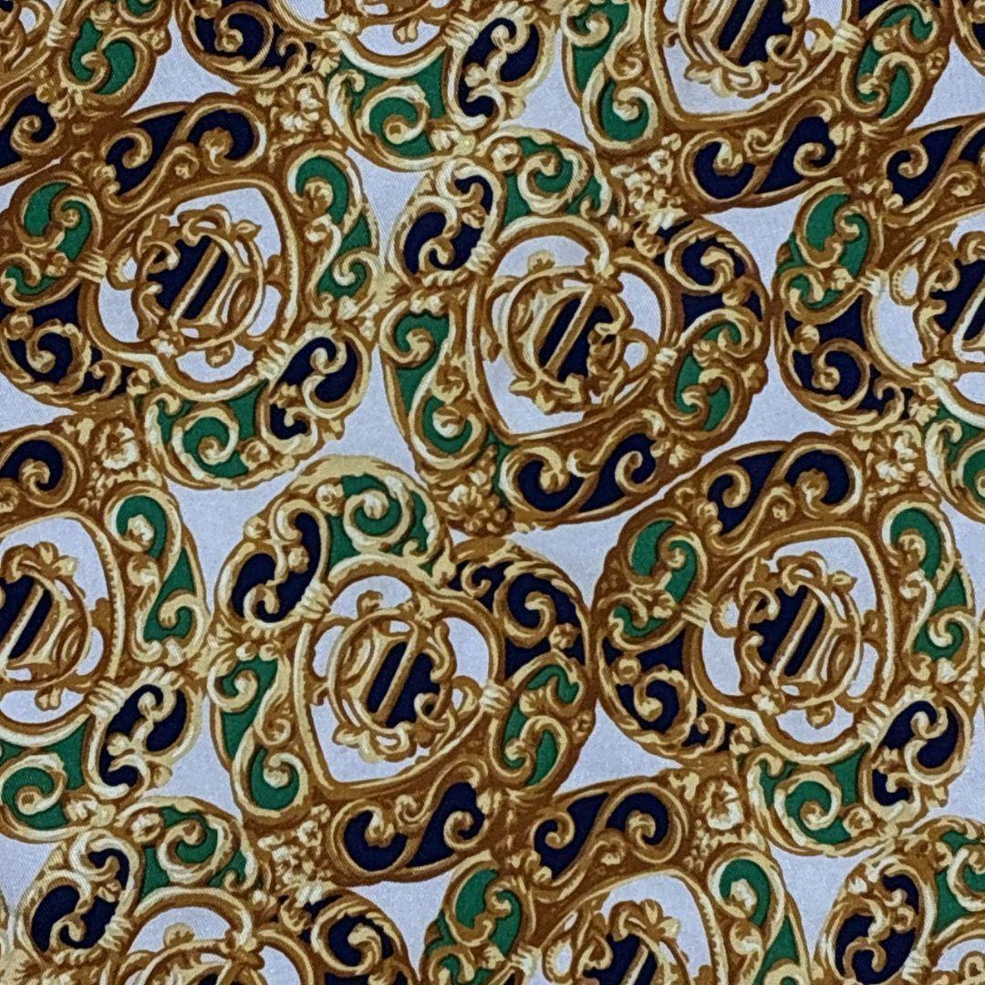 【極美品】クリスチャンディオール シルク 大判スカーフ ストール ジュエリー柄