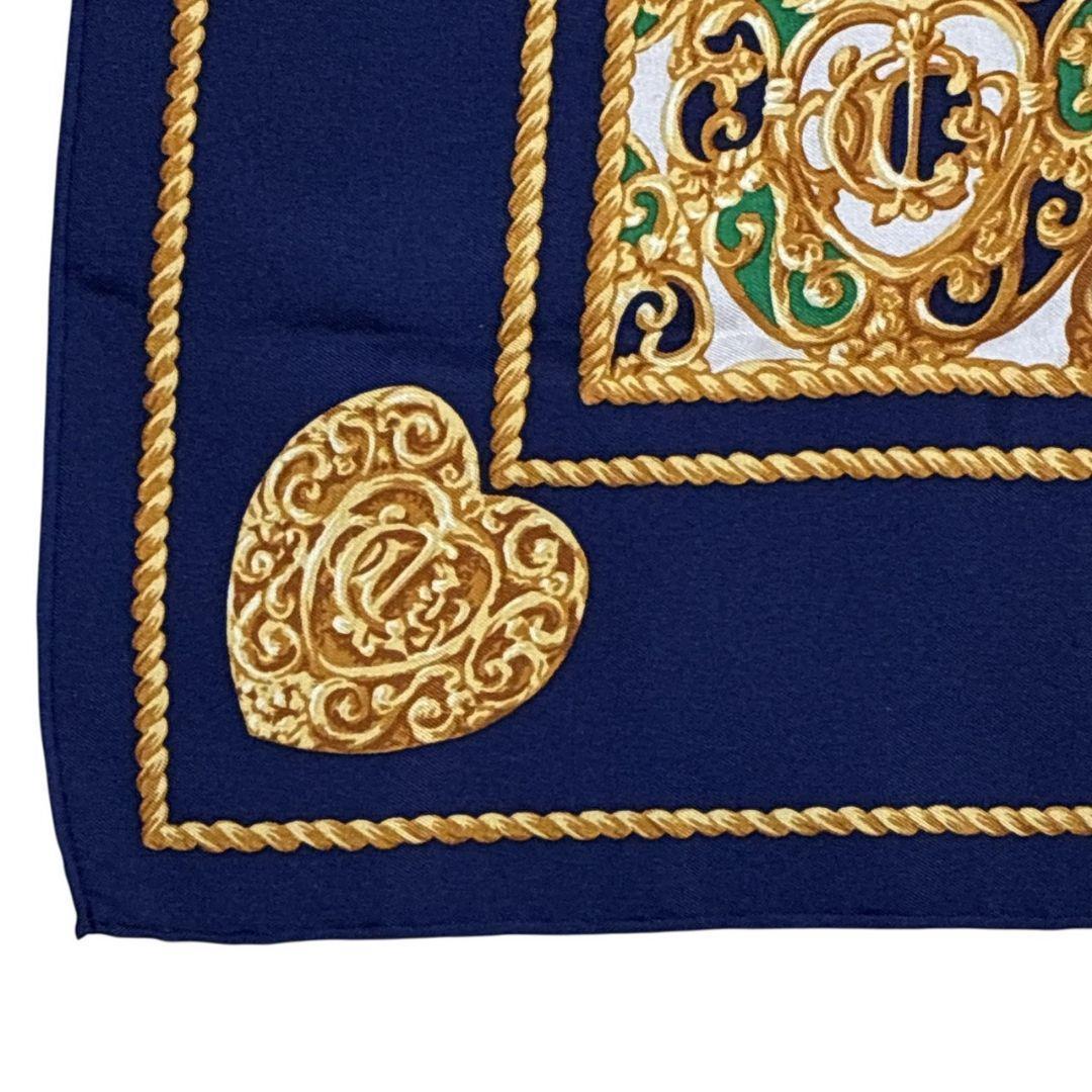 【極美品】クリスチャンディオール シルク 大判スカーフ ストール ジュエリー柄