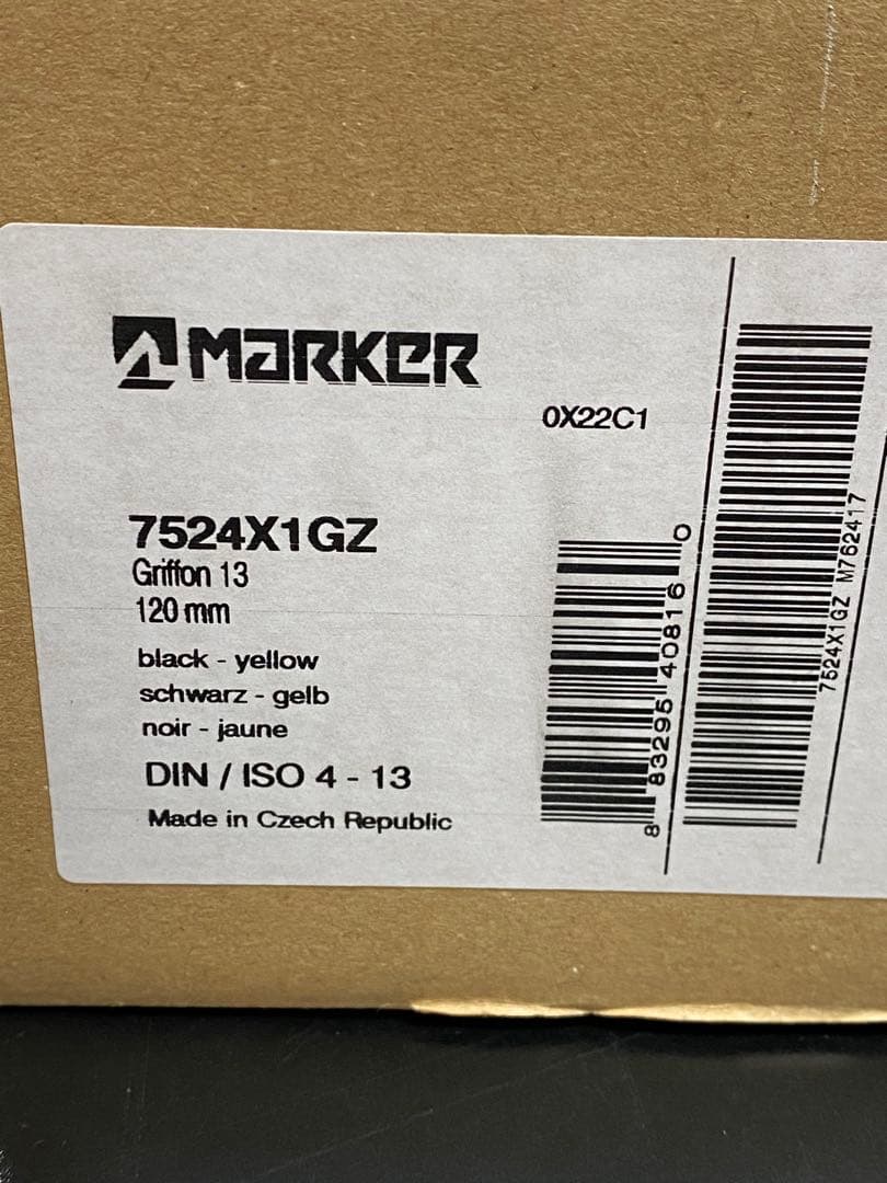 MARKER griffon 13 ビンディング ブレーキ120mm 新品未使用