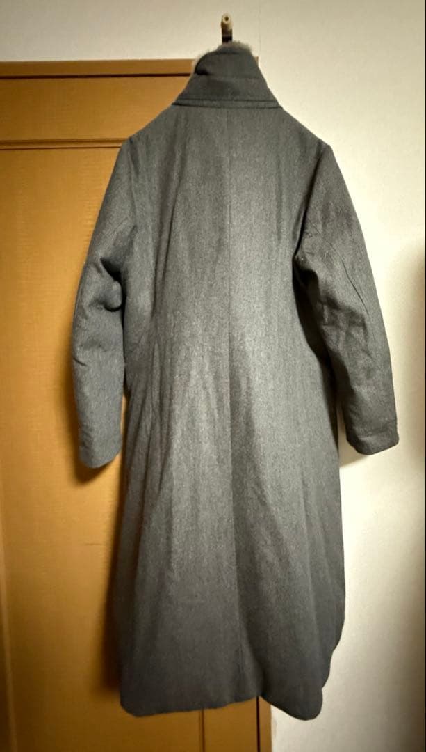 ウールコート見えダウンロングコート　ディノス　ダーマコレクション