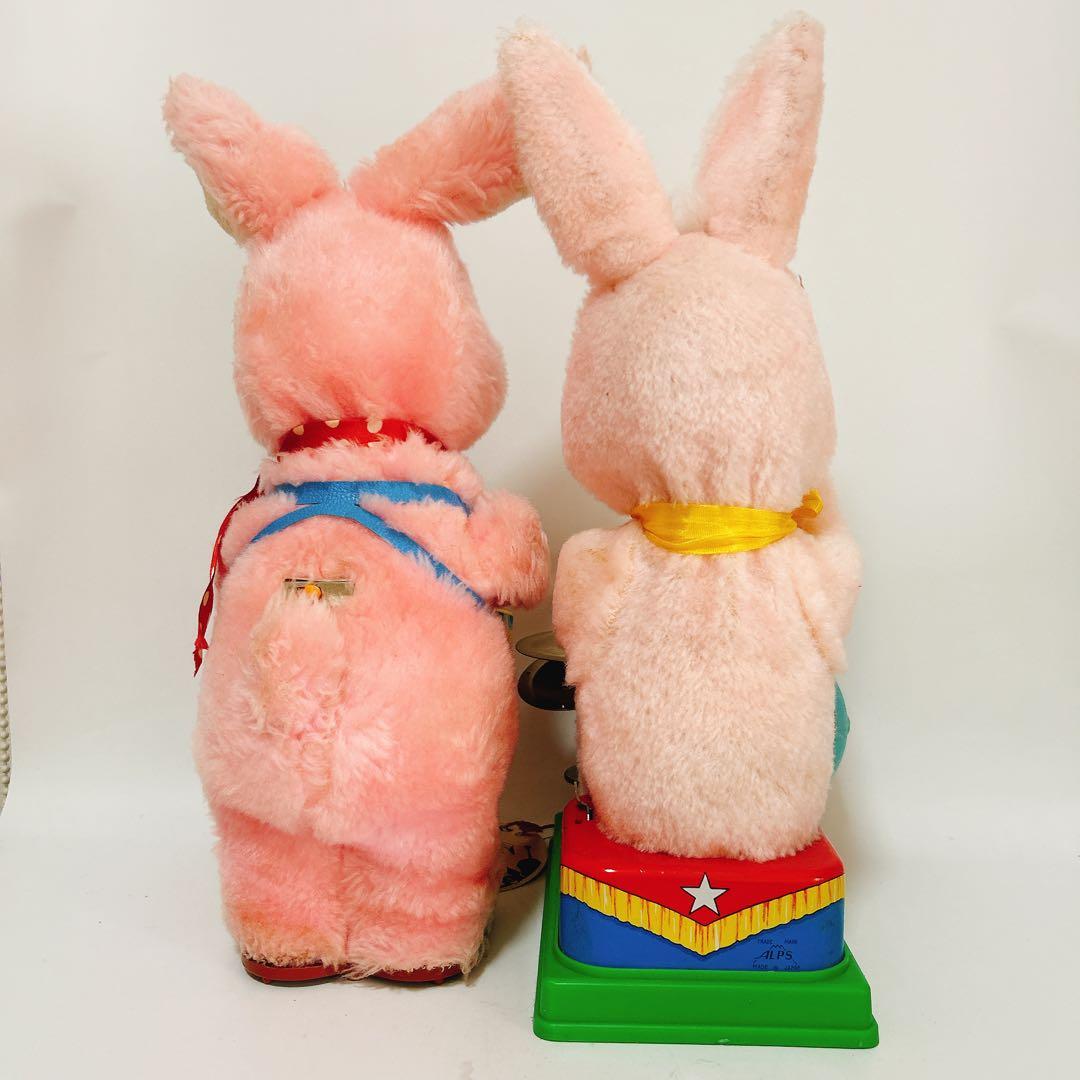 動作確認済み ALPS リズムウサちゃん 昭和レトロ ドラマー