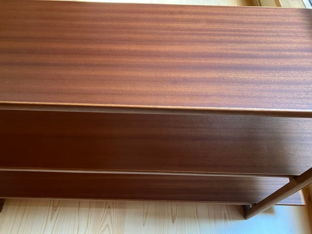 キャビネット　シェルフ　朝日木材加工　日本製　　　チーク　北欧ビンテージ　飾り棚