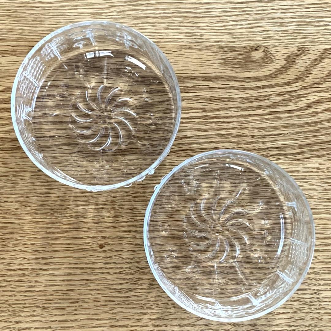 イッタラ フローラ ガラス ボウル 10cm 2個 フィンランド製 未使用品