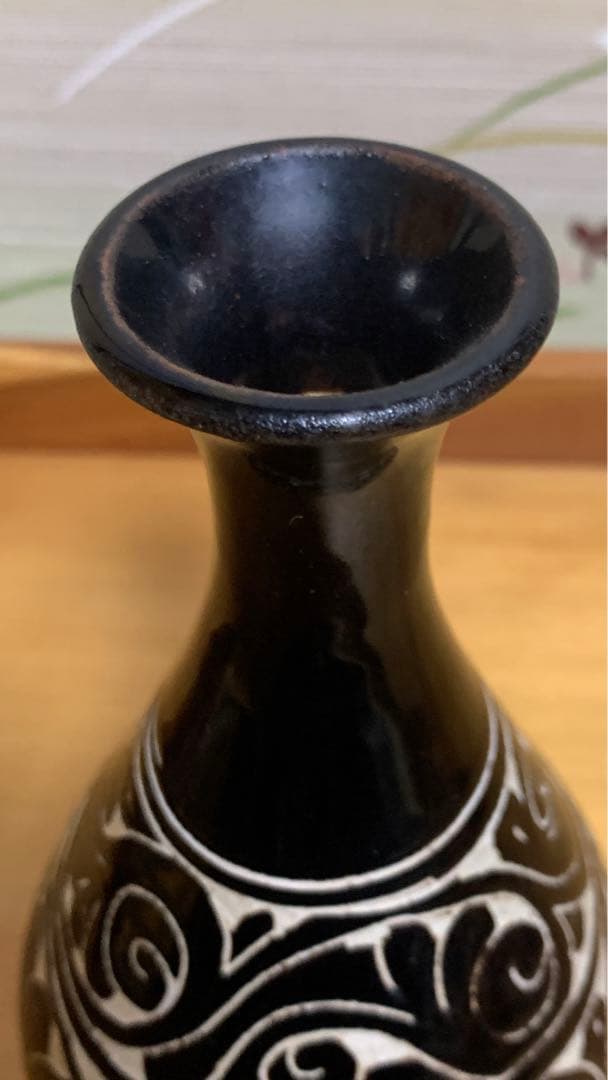 中国アンティーク？ 磁州窯？ 高麗磁？李朝？ 玉壺春 花瓶