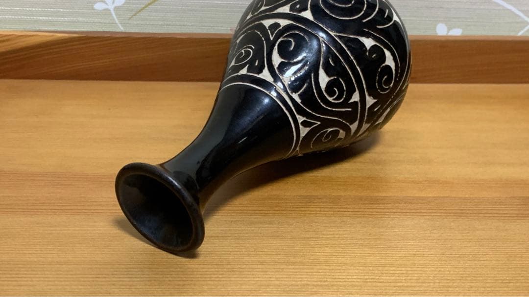 中国アンティーク？ 磁州窯？ 高麗磁？李朝？ 玉壺春 花瓶