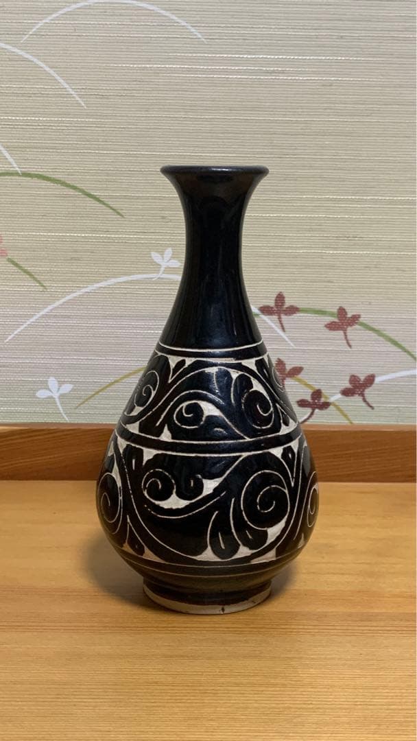 中国アンティーク？ 磁州窯？ 高麗磁？李朝？ 玉壺春 花瓶