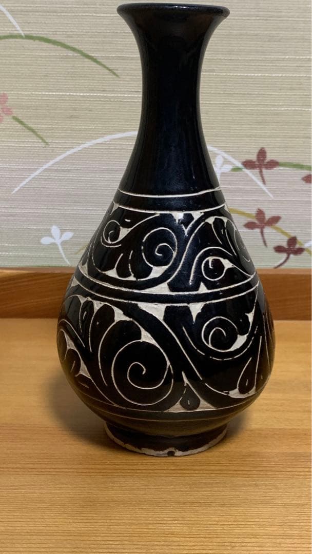 中国アンティーク？ 磁州窯？ 高麗磁？李朝？ 玉壺春 花瓶