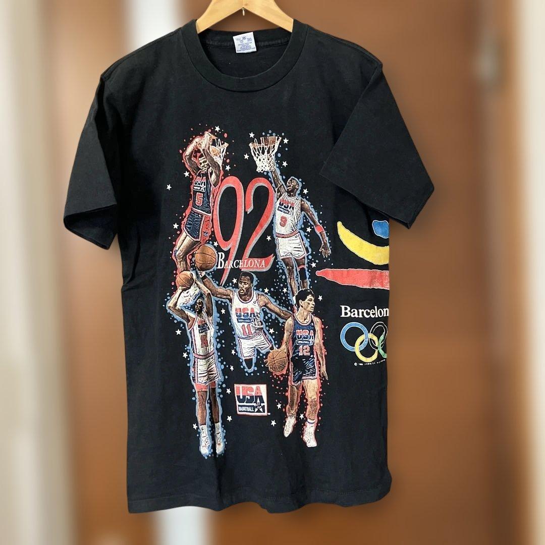 90s ドリームチーム1、ジョーダン、ユーイング、バルセロナ五輪、USA、L
