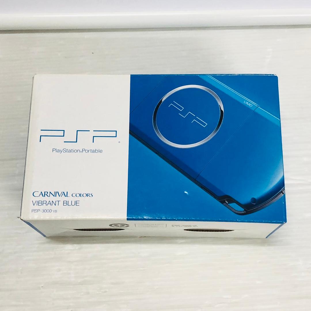 ★未使用品★極美品PlayStationバイブラントブルーPSP3000PB★訳