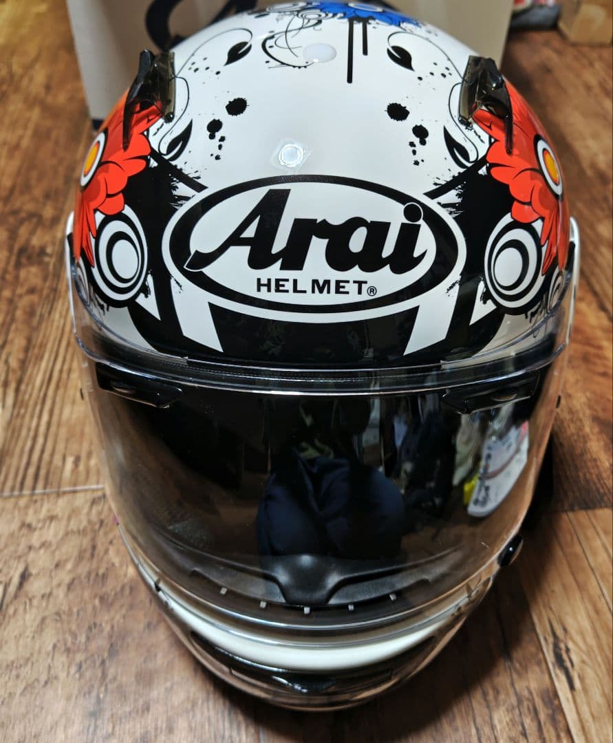 アライ　フルフェイスヘルメット　クァンタムJブロッサム M 　インカム付き