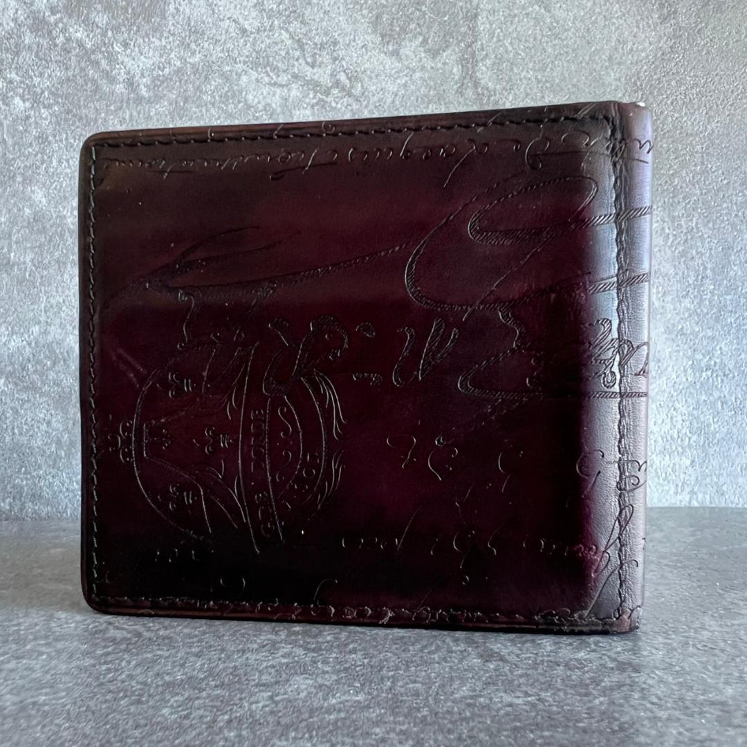 ⭐️BERLUTI⭐️ベルルッティ スクリット レザー マネークリップ ブラウン