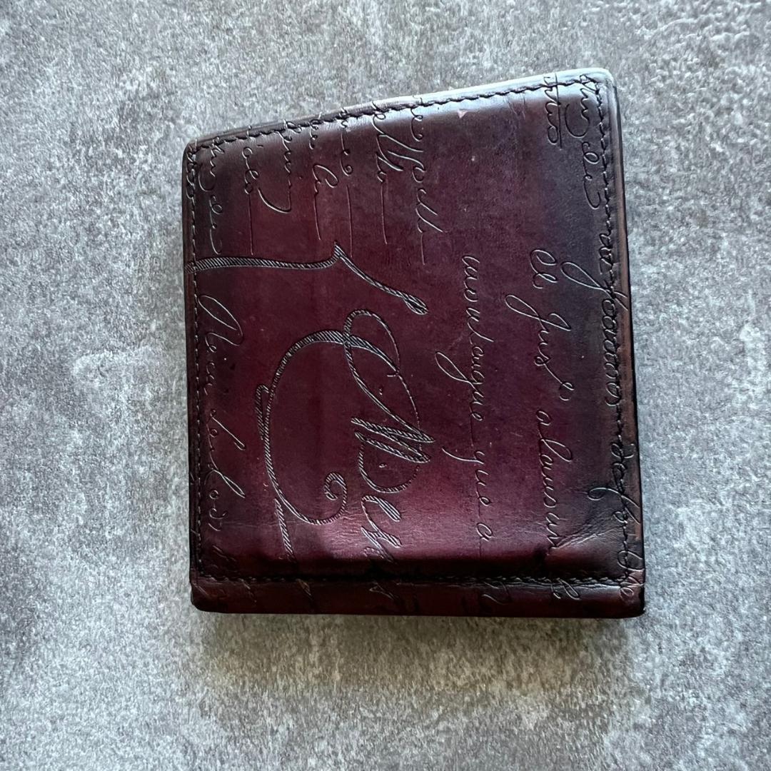 ⭐️BERLUTI⭐️ベルルッティ スクリット レザー マネークリップ ブラウン