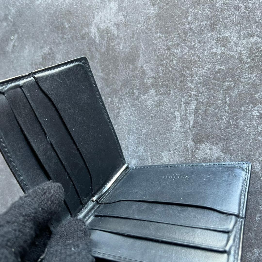 ⭐️BERLUTI⭐️ベルルッティ スクリット レザー マネークリップ ブラウン