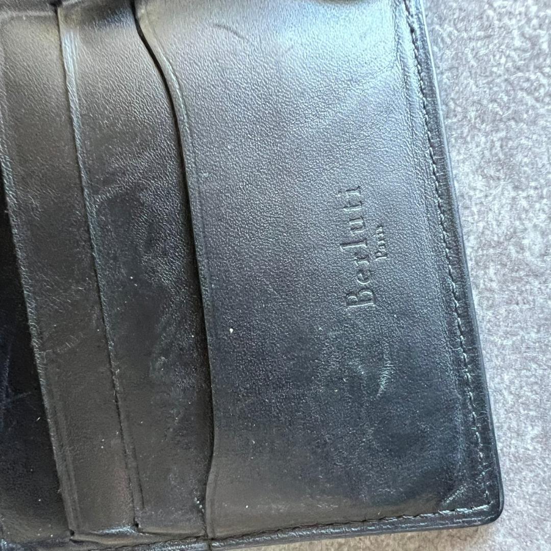 ⭐️BERLUTI⭐️ベルルッティ スクリット レザー マネークリップ ブラウン