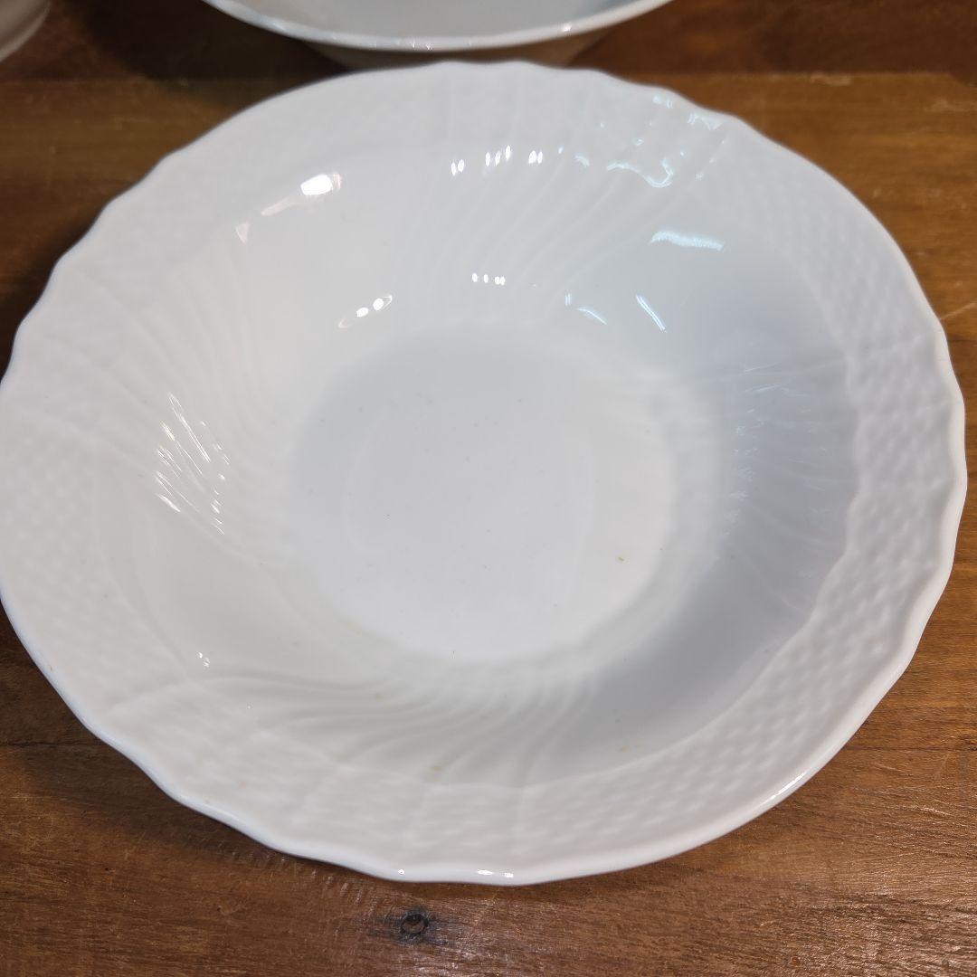 【6枚セット】リチャードジノリ ベッキオホワイト 15cm フルーツソーサー