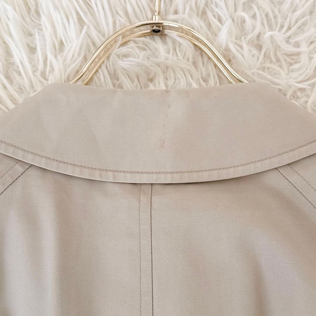 人気✨バーバリーロンドン ウールライナー付 ステンカラーコート ロング ベージュ