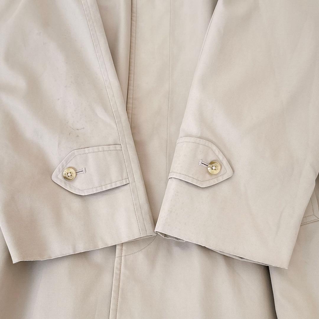 人気✨バーバリーロンドン ウールライナー付 ステンカラーコート ロング ベージュ