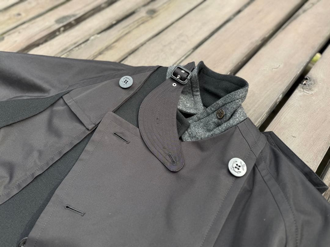 《超希少》sacai 24AW Cotton Gabardine x Wool