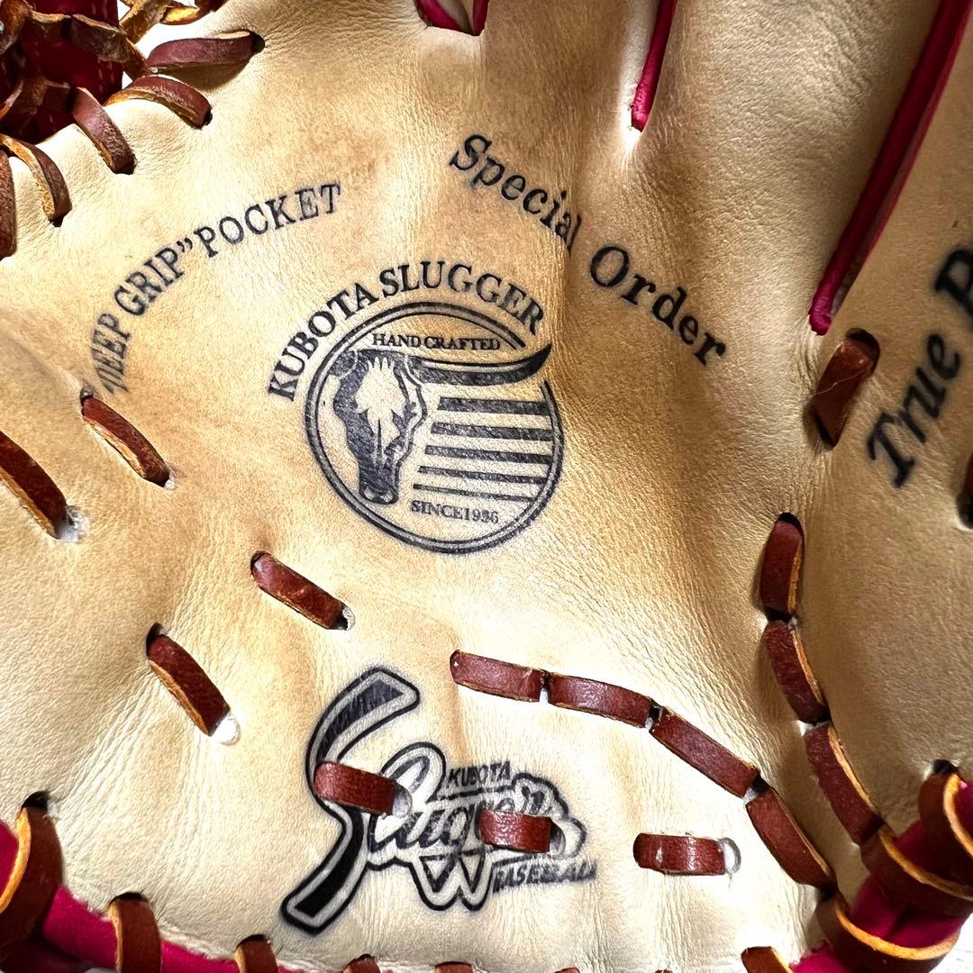 【美品】久保田スラッガー 軟式 グローブ 鳥谷モデル 内野手用 おまけ付き