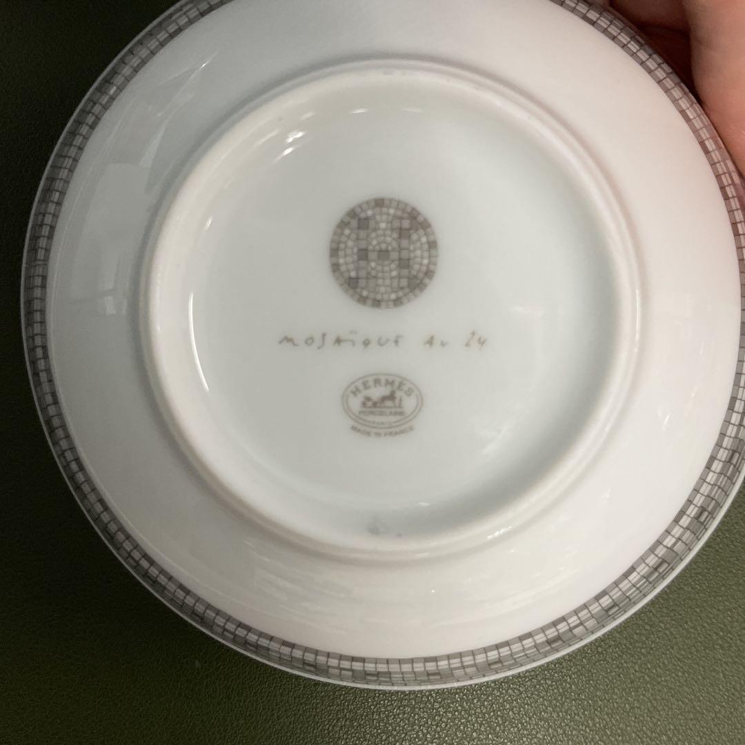 H6392 HERMES モザイク　茶碗　ボウル　2個セット