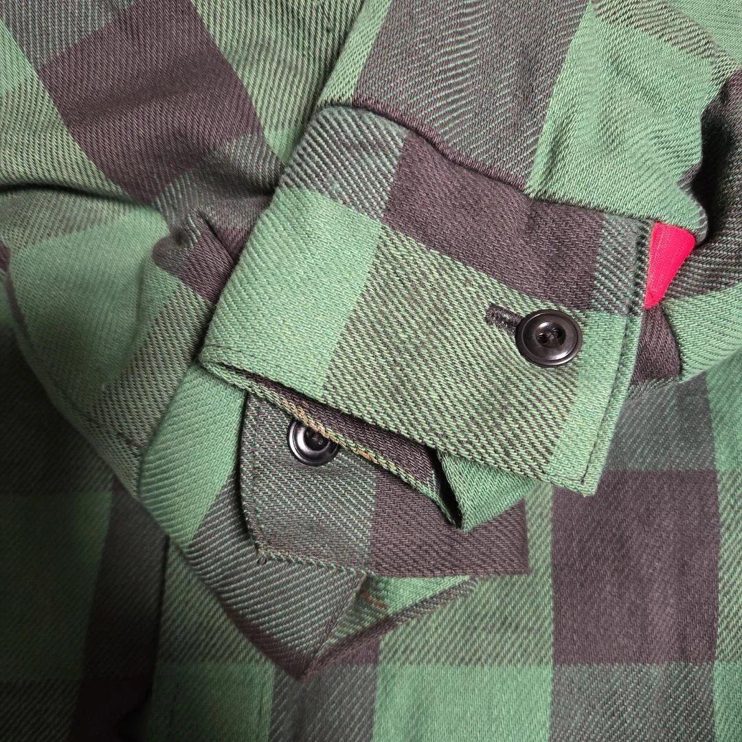 80年代　Frostproof　フロストプルーフ　ネルシャツ　キルティング　古着