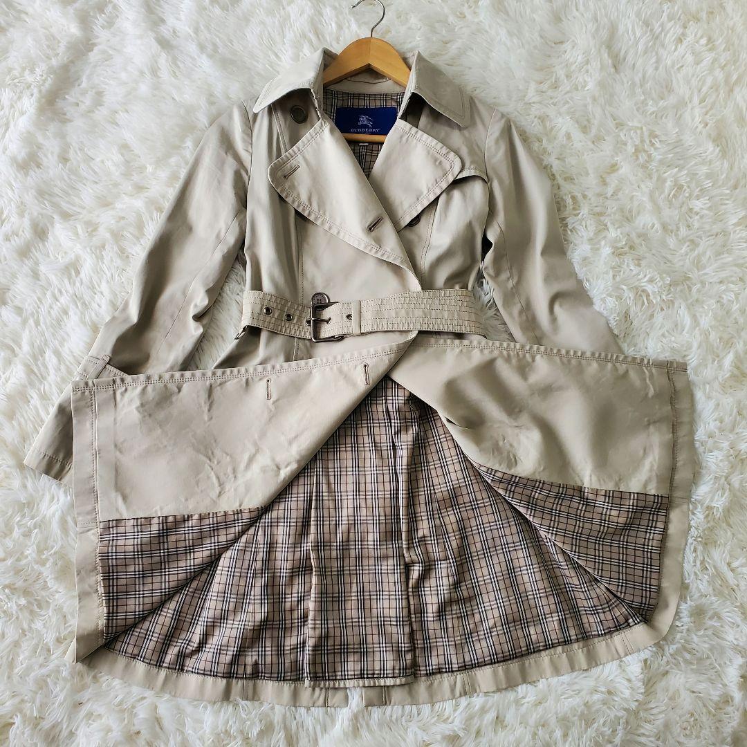 BURBERRY BLUE LABEL トレンチコート ノバチェック レディース