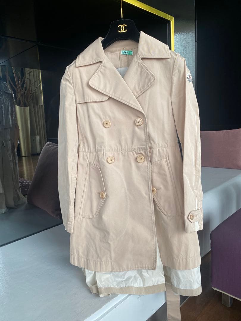 MONCLER ベージュ トレンチコート Size 0 コート