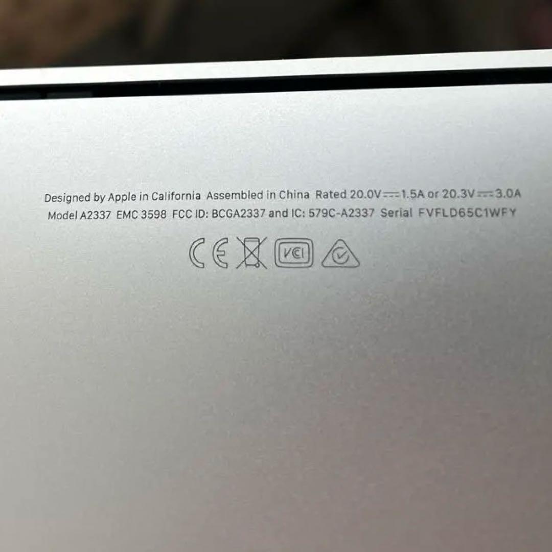 MacBook本体 MacBook Air M1 256GB