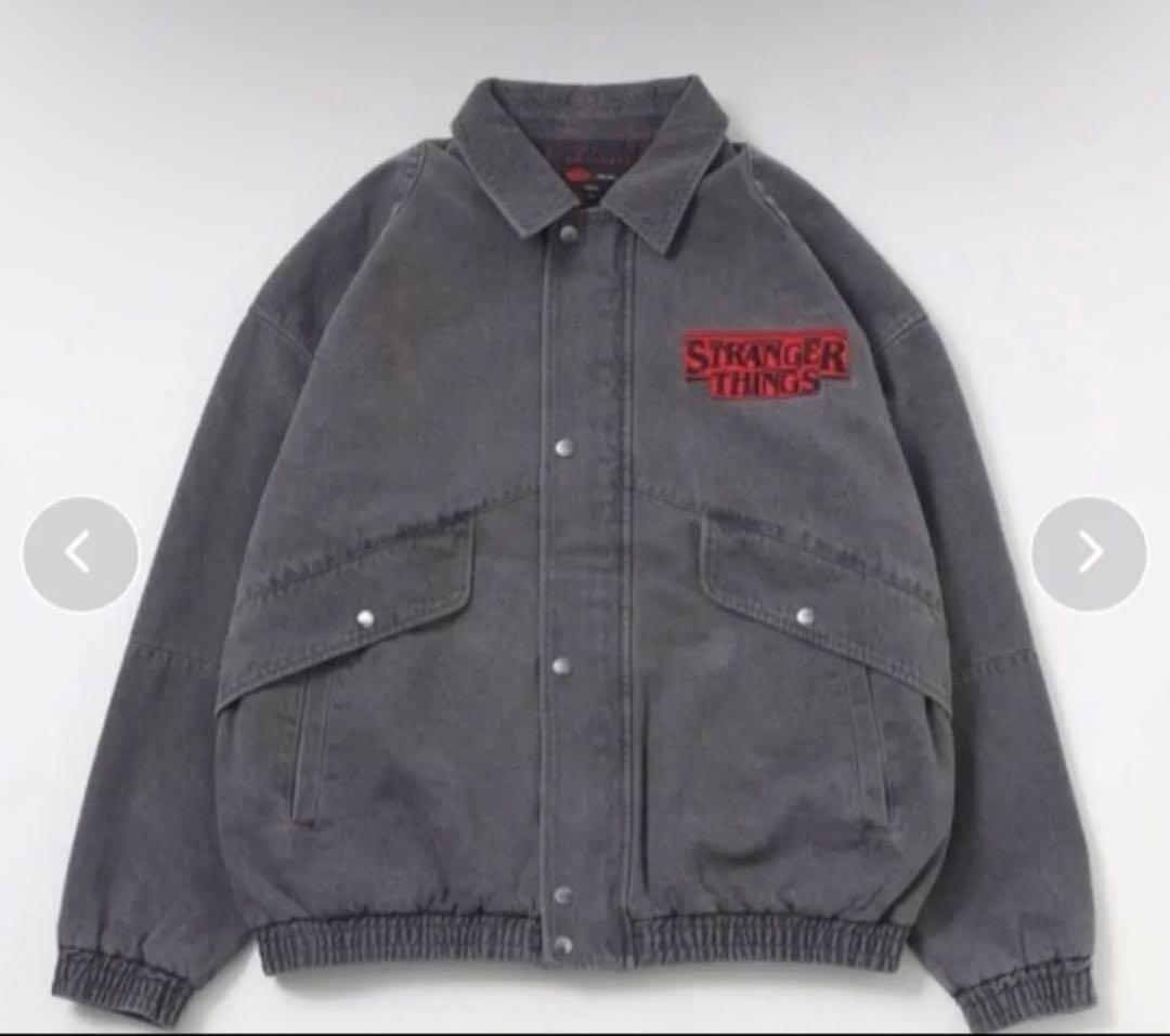 STRANGER THINGS niko and... デニムブルゾン