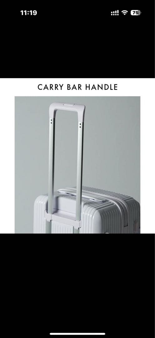 【未使用】イノベーター　スーツケース　INV650DOR