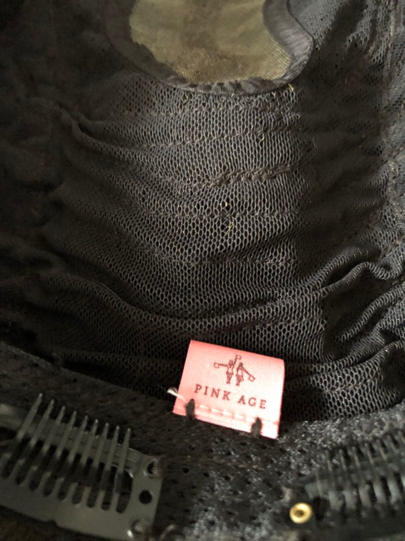 お値下げ❣️ピンクエイジ　ウィッグ　手植えフルウィッグ