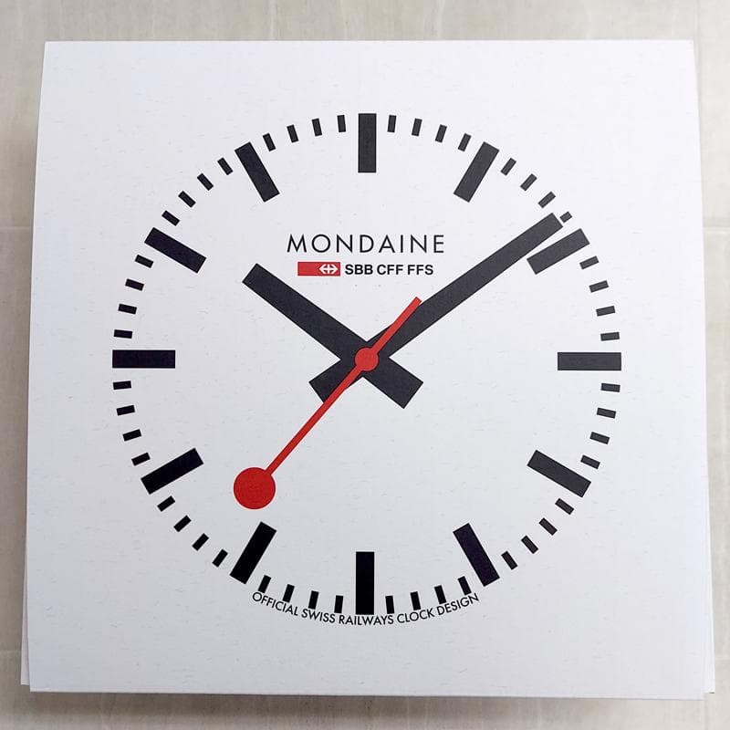 モンディーン　MONDAINE　掛け時計 　25cm　A990　16SBB