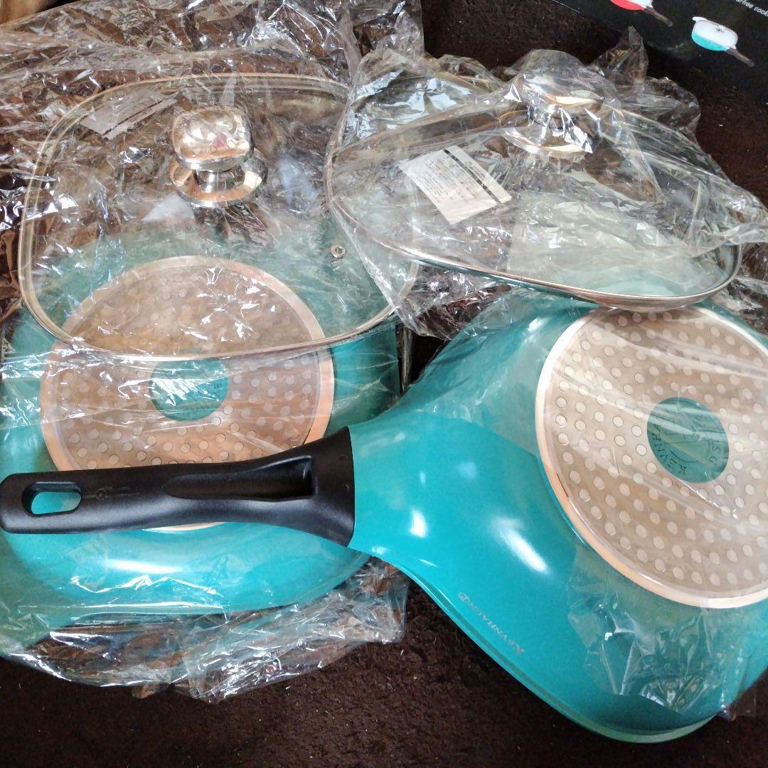 KEVHAUN＊ ディープパン＆浅型キャセロール2個セット24cm　ディールG