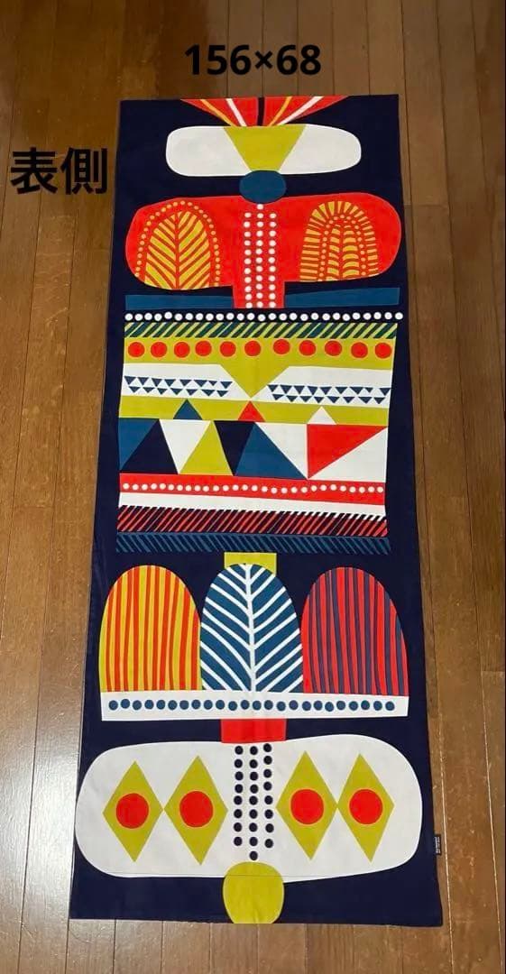 【新品】 マリメッコ　Toteemi/トーテミ両面テーブルクロス　廃盤レア