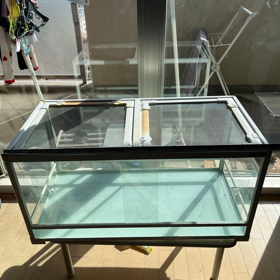 【引取り限定】爬虫類ケージ２つセット95✖️45✖️45