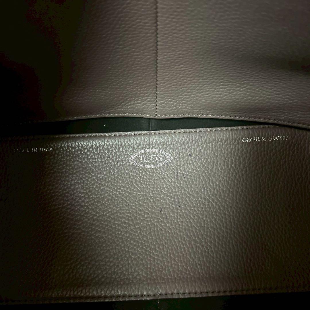 極美品✨TOD'S トッズ トートバッグ ハンドバッグ レザー シボ革