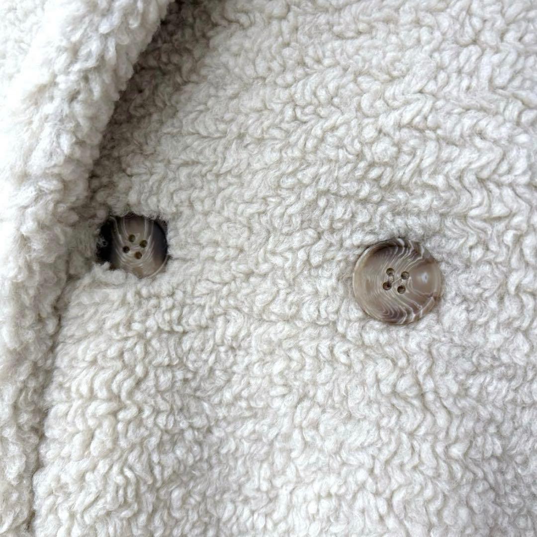 【新品✨】辻元舞さん着用 Re:EDIT ボアビッグカラーダブルチェスターコート