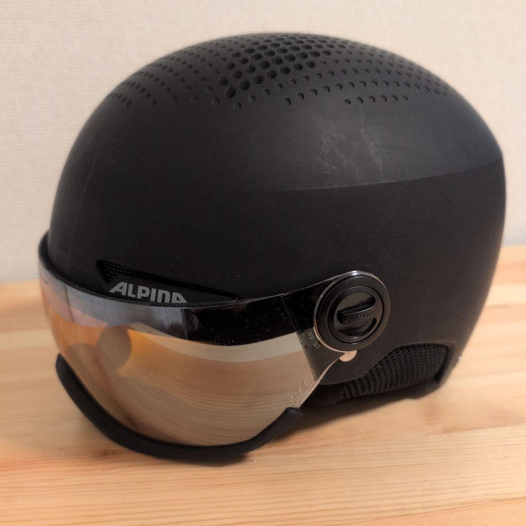 ALPINA スノーボード バイザー付 ヘルメット 58-61cm