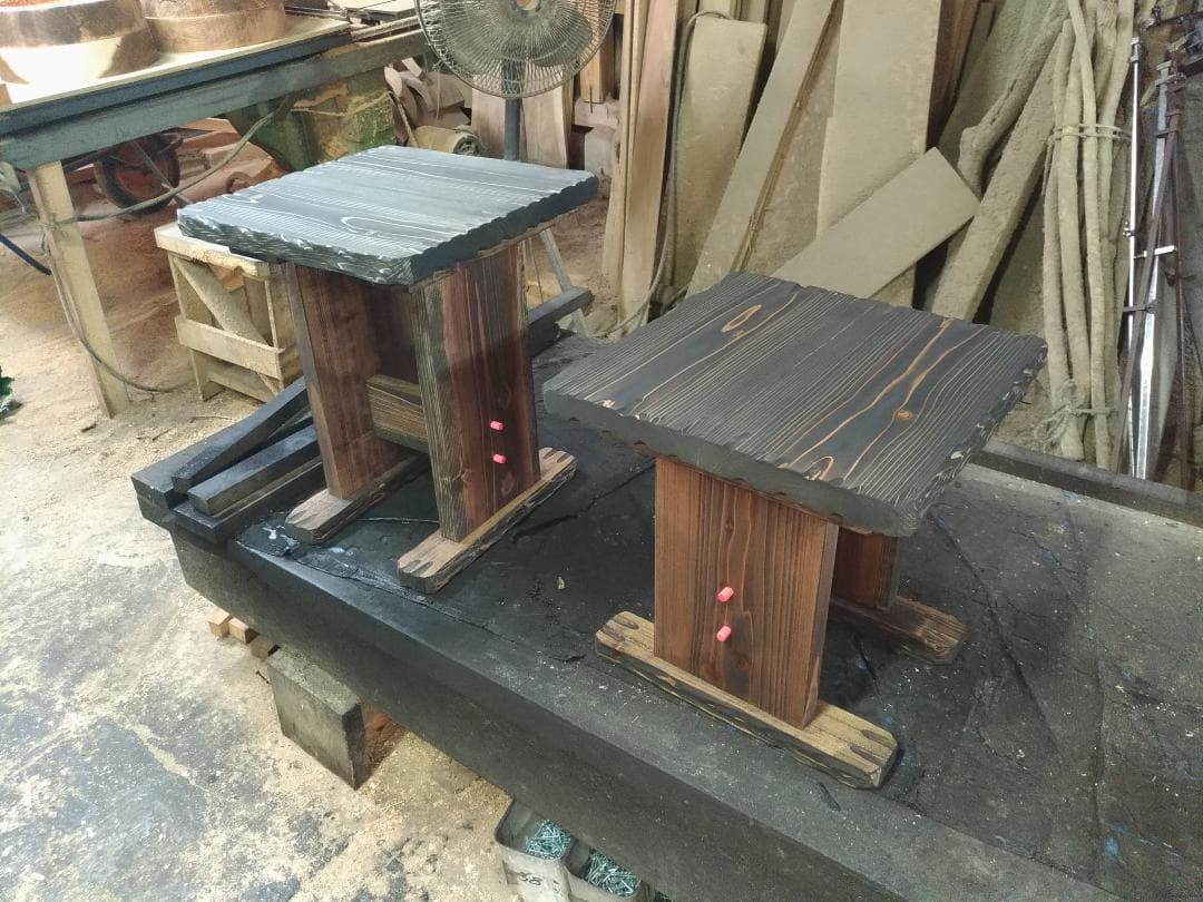 こだわり製作・椅子・スツール 2脚セット