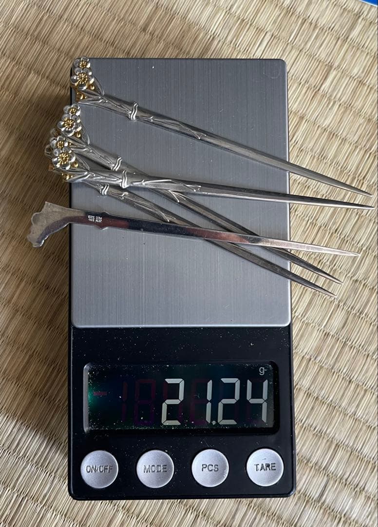 ノリタケ E・P・N・S 銀製 刻印あり 楊枝 新品未使用 箱有 21g