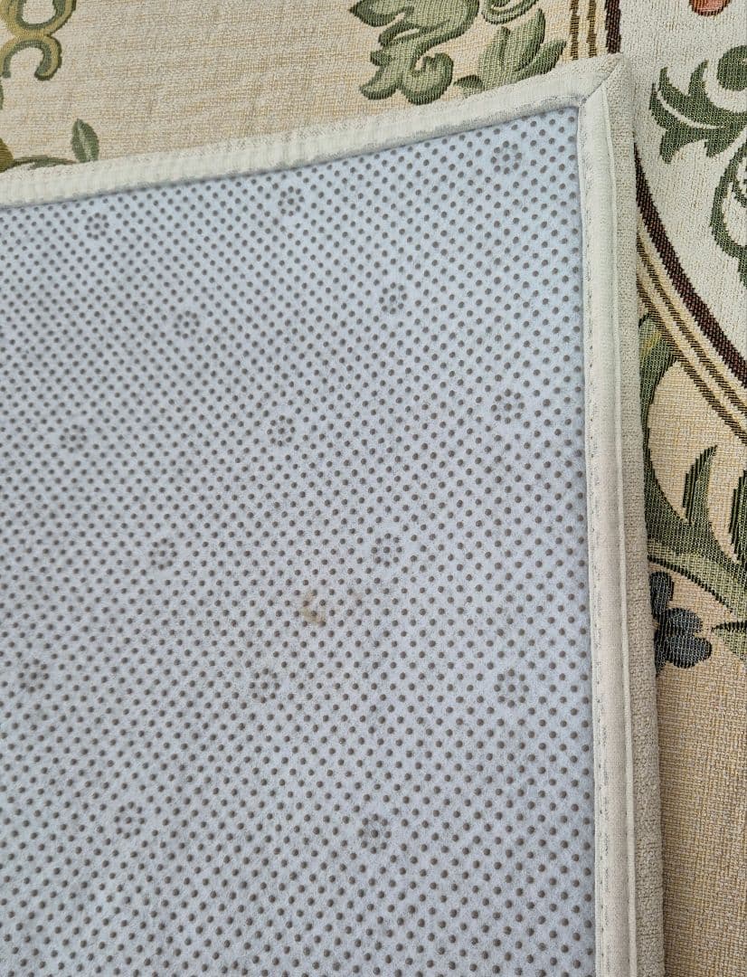 [値下]アンティークフラワー ジャカード ラグ 230×170cm／高密度織り