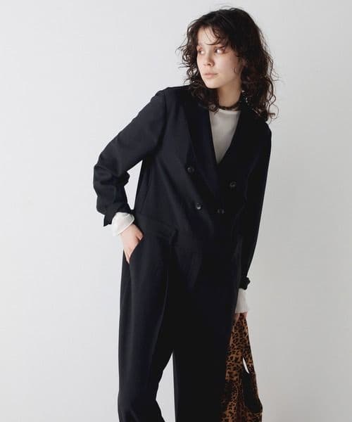 【THE PAUSE】テーラーカラージャンプスーツ