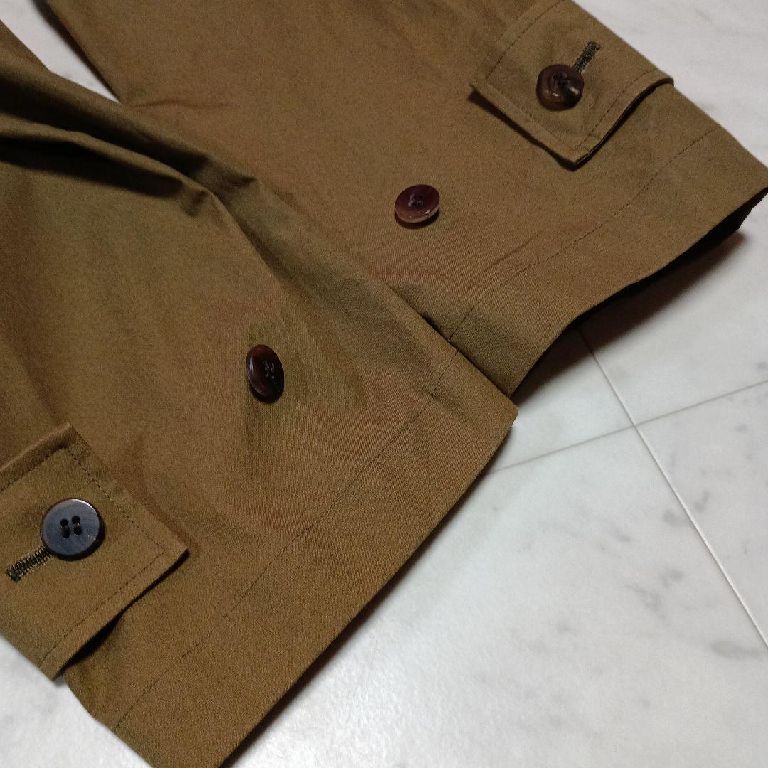 ES:S エス トレンチコート　オーバーサイズ　ベルト付き　カーキ　日本製　2